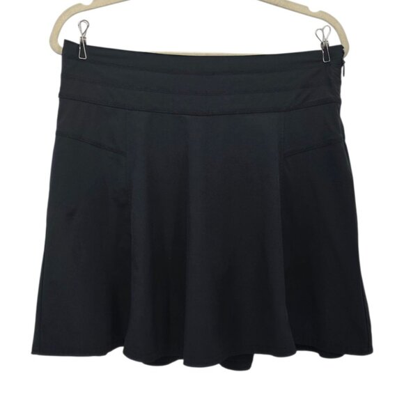 Athleta Pants - Athleta Womens 6 Skort All Day Skort Black Short A-line Lined Pocket Stretch